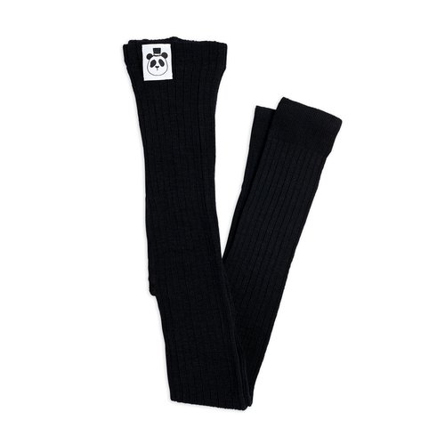 Mini rodini Ribbed leggings black Mini rodini Ribbed leggings black