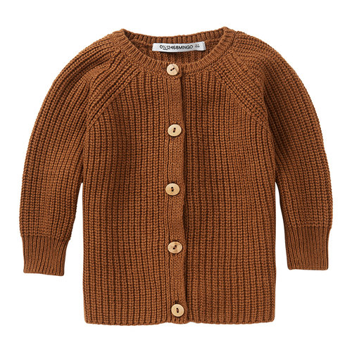 mingo Baby Cardigan Pecan mingo Baby Cardigan Pecan