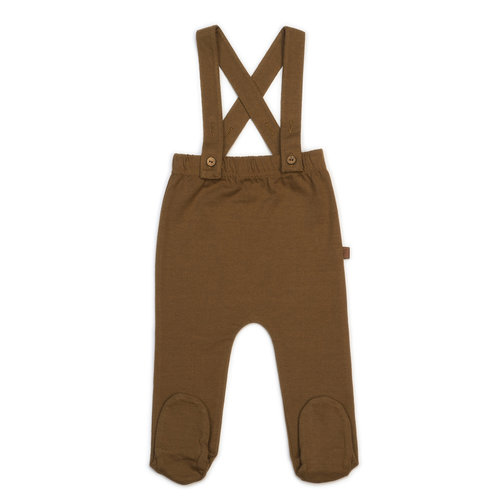 KidWild Organic footed suspender pants KidWild Organic footed suspender pants
