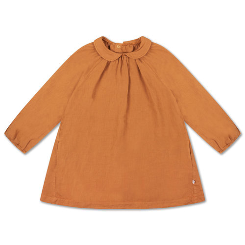 Repose AMS Round collar dress warm hazel Repose AMS Round collar dress warm hazel