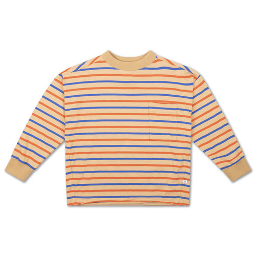 Repose AMS Sweat tee latte marine stripe Repose AMS Sweat tee latte marine stripe