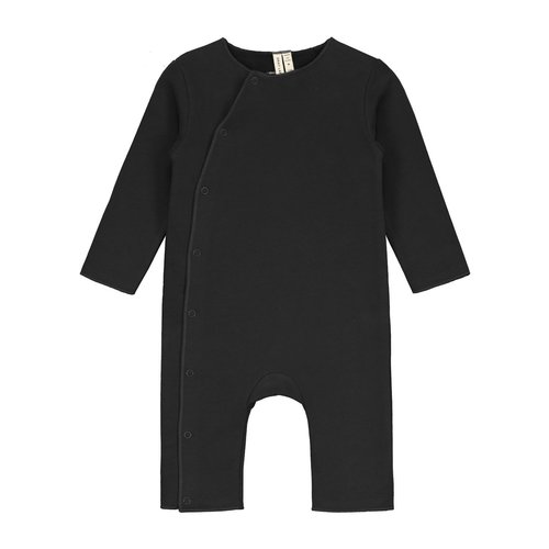 Gray label Baby suit with snaps nearly black