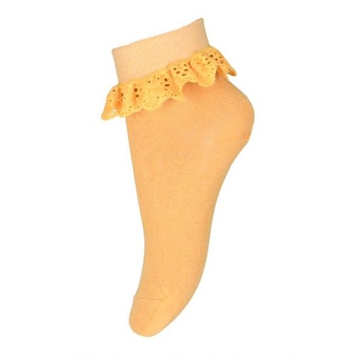 MP Denmark Filippa socks with lace Ochre MP Denmark Filippa socks with lace Ochre