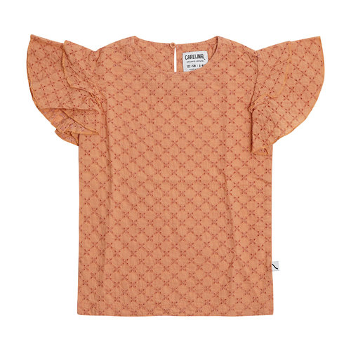 CarlijnQ Broderie ruffled shirt CarlijnQ Broderie ruffled shirt
