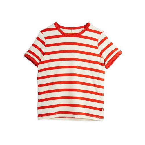 Mini rodini Stripe ss tee red Mini rodini Stripe ss tee red