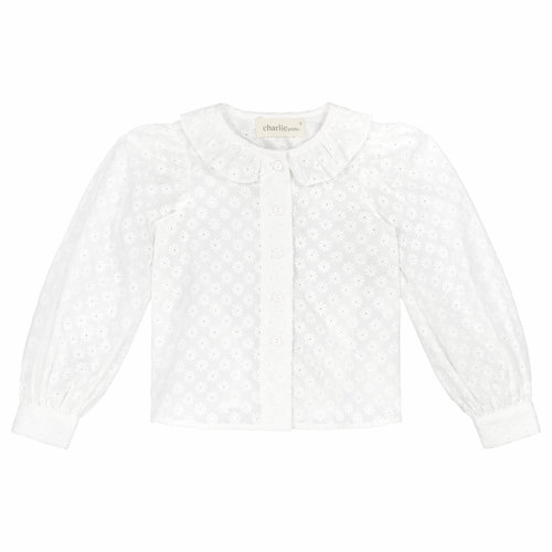 Charlie petite Blouse white broderie Charlie petite Blouse white broderie