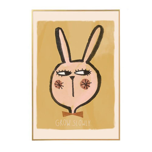 Studio loco STUDIOLOCO POSTER RABBIT Grow slowly Studio loco STUDIOLOCO POSTER RABBIT Grow slowly