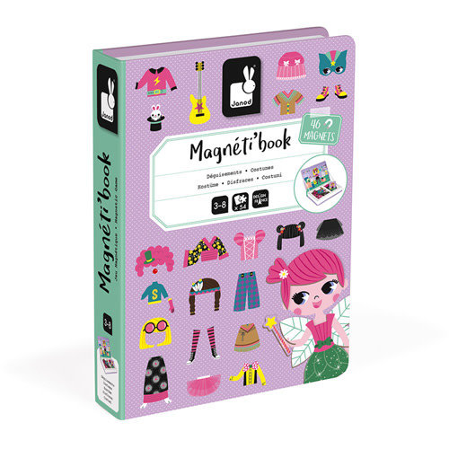Janod Magnetibook - dress up party girls Janod Magnetibook - dress up party girls