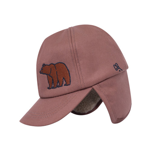 CarlijnQ Grizzly - cap wt embroidery & teddy lining CarlijnQ Grizzly - cap wt embroidery & teddy lining