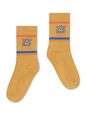 Repose AMS Sporty socks caramel logo