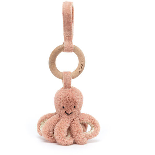 jellycat Odell Octopus Wooden Ring Toy jellycat Odell Octopus Wooden Ring Toy