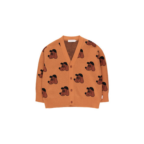 Tiny cottons DOG CARDIGAN true brown/dark copper Tiny cottons DOG CARDIGAN true brown/dark copper