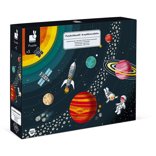 Janod Educatieve Puzzel - Het Zonnestelsel Janod Educatieve Puzzel - Het Zonnestelsel