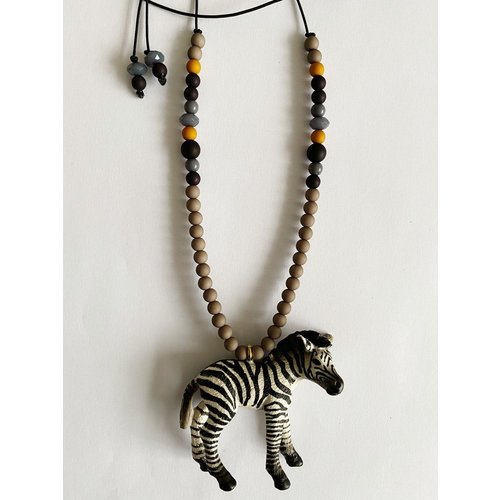 Bymelo Dierenketting Zef de zebra Bymelo Dierenketting Zef de zebra