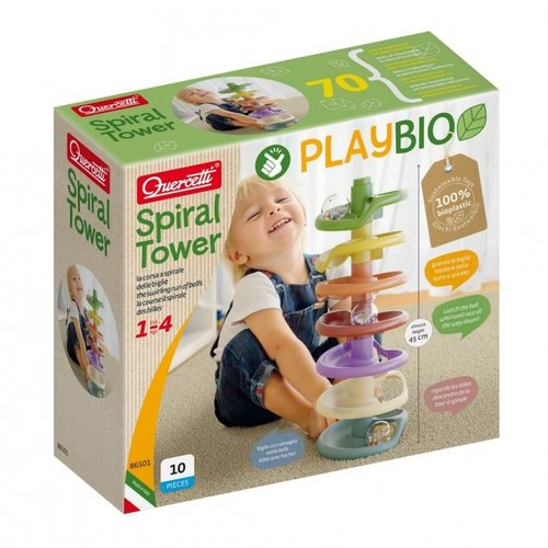 Quercetti Play Bio - Spiral Tower Quercetti Play Bio - Spiral Tower
