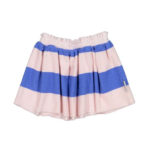 piupiuchick short skirt| light pink & blue stripes, textured jersey piupiuchick short skirt| light pink & blue stripes, textured jersey