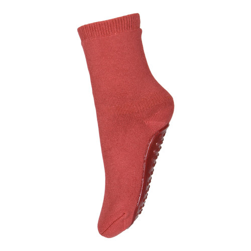 MP Denmark Cotton socks with anti-slip 4270  Marsala