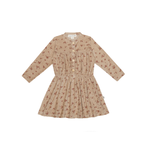 House of Jamie Midwaist dress Sesame & Brick Floral House of Jamie Midwaist dress Sesame & Brick Floral