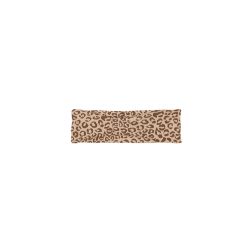 House of Jamie Bow Tie Headband: Nutmeg Leopard