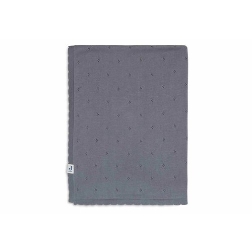 Jollein Deken 75x100cm Pointelle storm grey