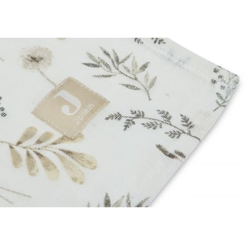 Jollein Hydrofiele Doek Large 115x115cm Wild Flowers (2pack) Jollein Hydrofiele Doek Large 115x115cm Wild Flowers (2pack)