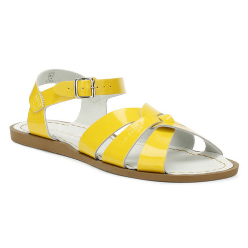 Saltwater Sandals Salt water shiny yellow