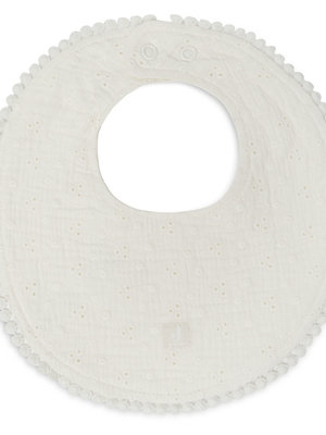 Jollein Slab Rond Embroidery Ivory