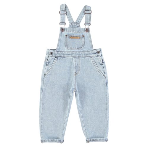 piupiuchick Unisex dungarees | washed light blue denim piupiuchick Unisex dungarees | washed light blue denim