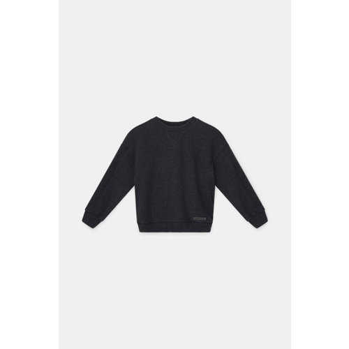 my little cozmo Adel Organic Knit Sweater - Dark Grey