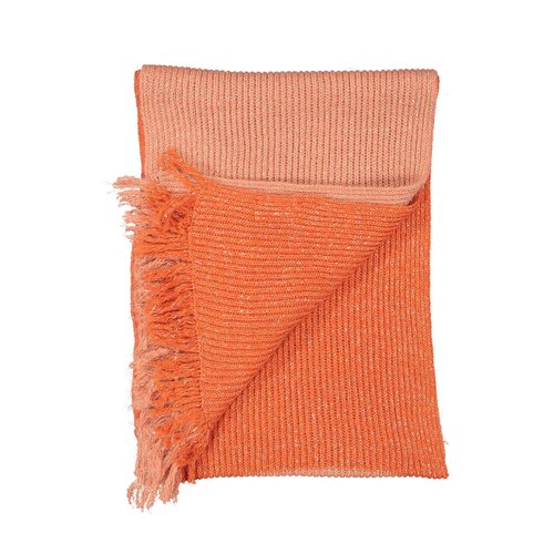 Sisters Department Knitted scarf | orange & pink w/ golden lurex Sisters Department Knitted scarf | orange & pink w/ golden lurex