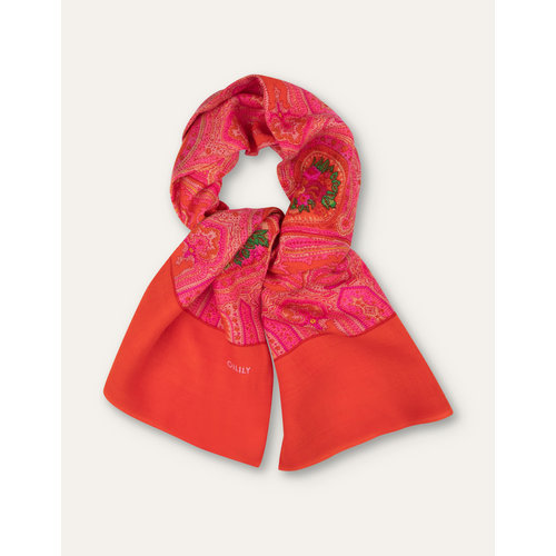oilily Anotherorient woven scarf 48 large orient RED