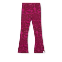 graphic dragon flared pants