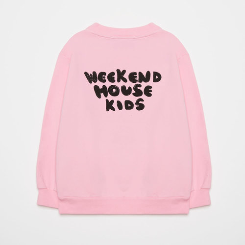 weekend house kids Octopus sweatshirt pink