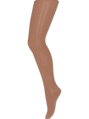 MP Denmark Cotton rib tights Tawny brown