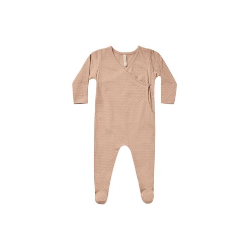 Quincy Mae Pointelle Wrap Footie | Blush Quincy Mae Pointelle Wrap Footie | Blush