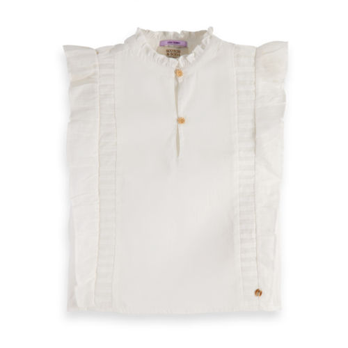 Scotch & Soda Sleeveless lightweight cotton top 170611 - Off-white