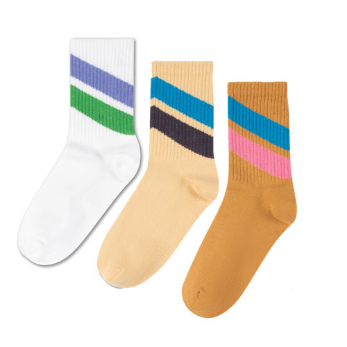 Repose AMS Sporty socks 3-pack stripe
