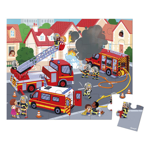 Janod Janod Puzzel - De Brandweer