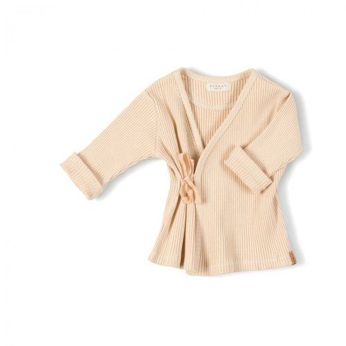 Nixnut Rib vest- Latte Nixnut Rib vest- Latte