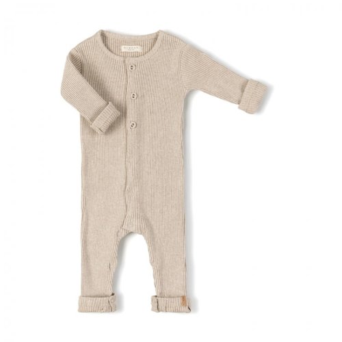 Nixnut Rib onesie - Beige Nixnut Rib onesie - Beige