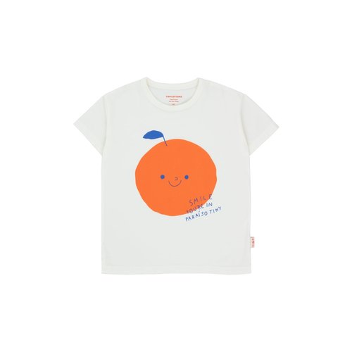 Tiny cottons ANGERINE TEE *off-white/summer red*