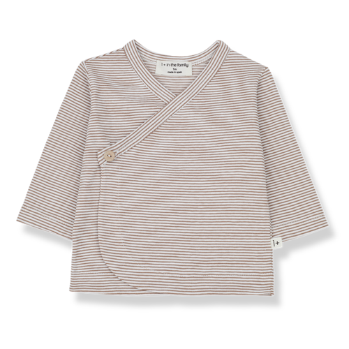 1+ in the family Sol longsleeve shirt - Caffelatte 1+ in the family Sol longsleeve shirt - Caffelatte