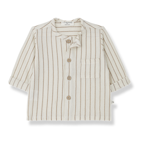 1+ in the family Maurici longsleeve shirt - Biscotti 1+ in the family Maurici longsleeve shirt - Biscotti