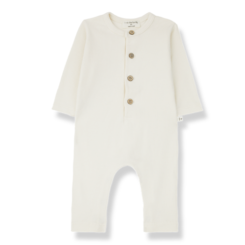 1+ in the family Bruno jumpsuit - Bone 1+ in the family Bruno jumpsuit - Bone