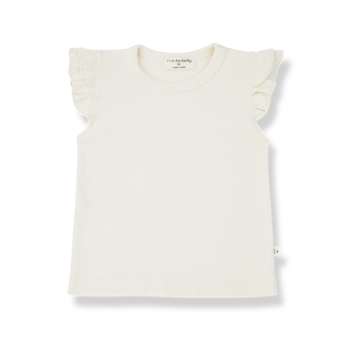 1+ in the family Silvana girly top - Bone 1+ in the family Silvana girly top - Bone