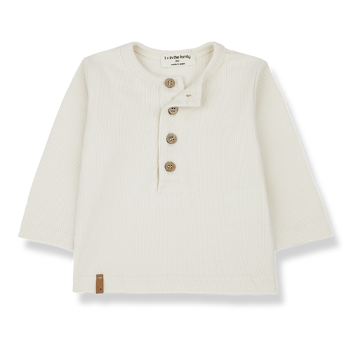 1+ in the family Roque longsleeve shirt - Bone 1+ in the family Roque longsleeve shirt - Bone
