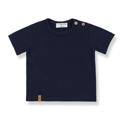 1+ in the family Xavier t-shirt - Blue-notte 1+ in the family Xavier t-shirt - Blue-notte