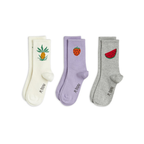 Mini rodini Fruits socks 3-pack Mini rodini Fruits socks 3-pack