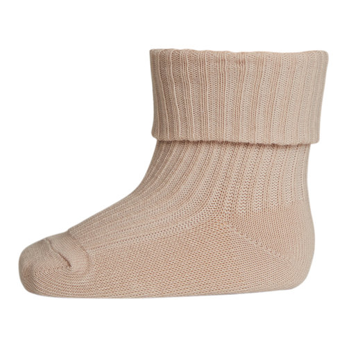 MP Denmark Cotton rib baby socks - Rose Dust