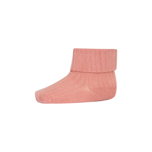 MP Denmark Cotton rib baby socks Rose Dawn